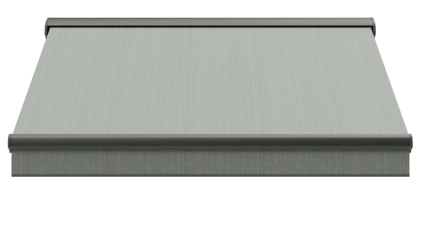 Ljusgrå markisväv - Silver Melange