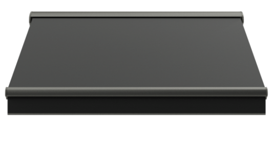 Mörkgrå markisväv - Tweed Ebony